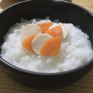 人参とお魚ソーセージの味噌煮丼♪